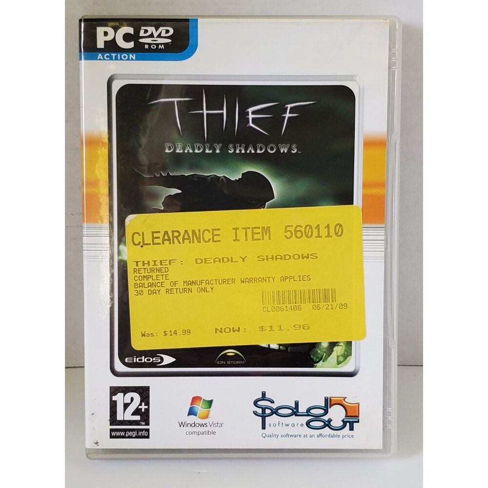 Thief: Deadly Shadows PC Game by Sold Out Software